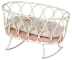 Maileg MY Cradle With Sleeping Bag, Rose