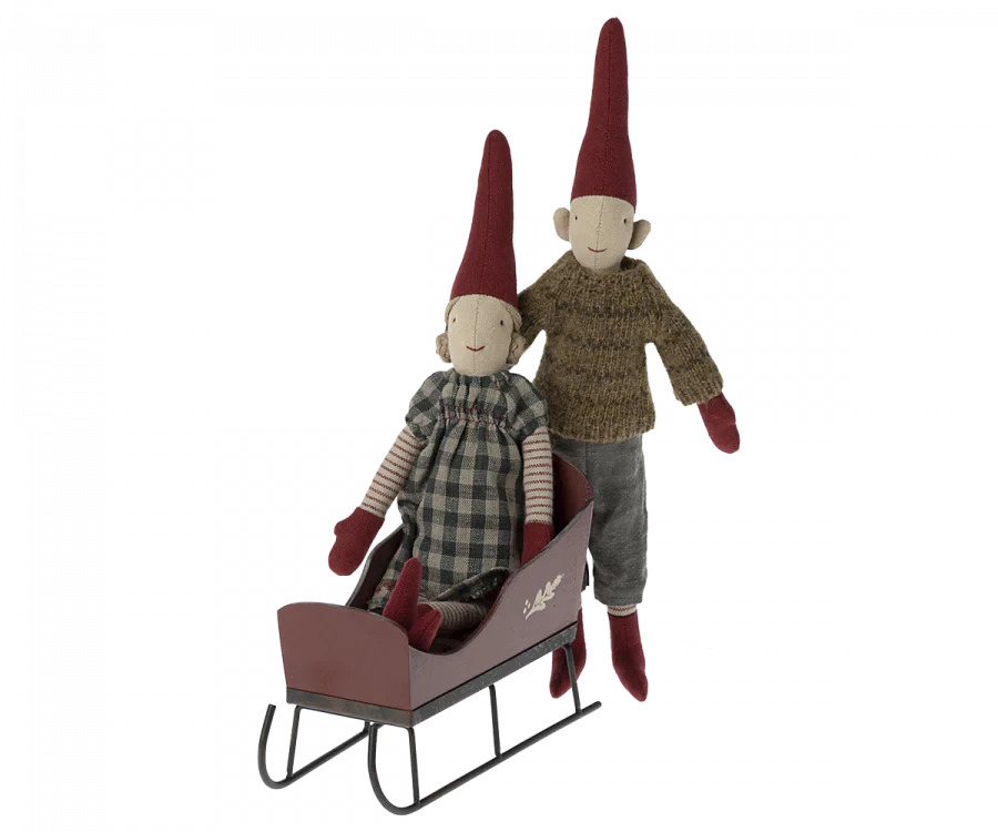 Maileg Sleigh, Mini | Red