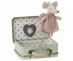Maileg Angel Mouse In Suitcase