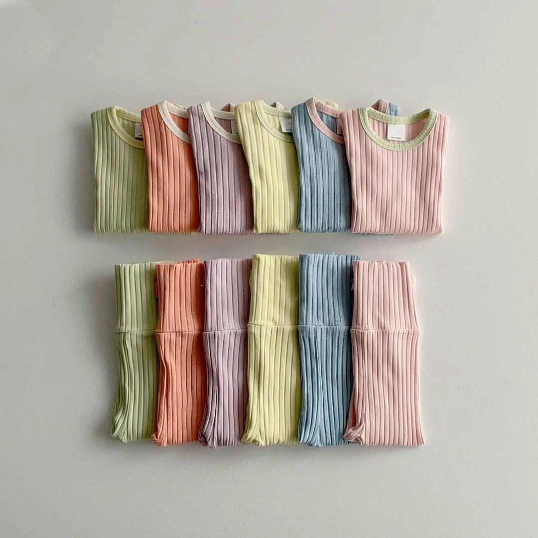 Spring Rib Pyjamas - Blue - Image 2