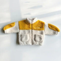 Mouse Sherpa Jacket | Yellow