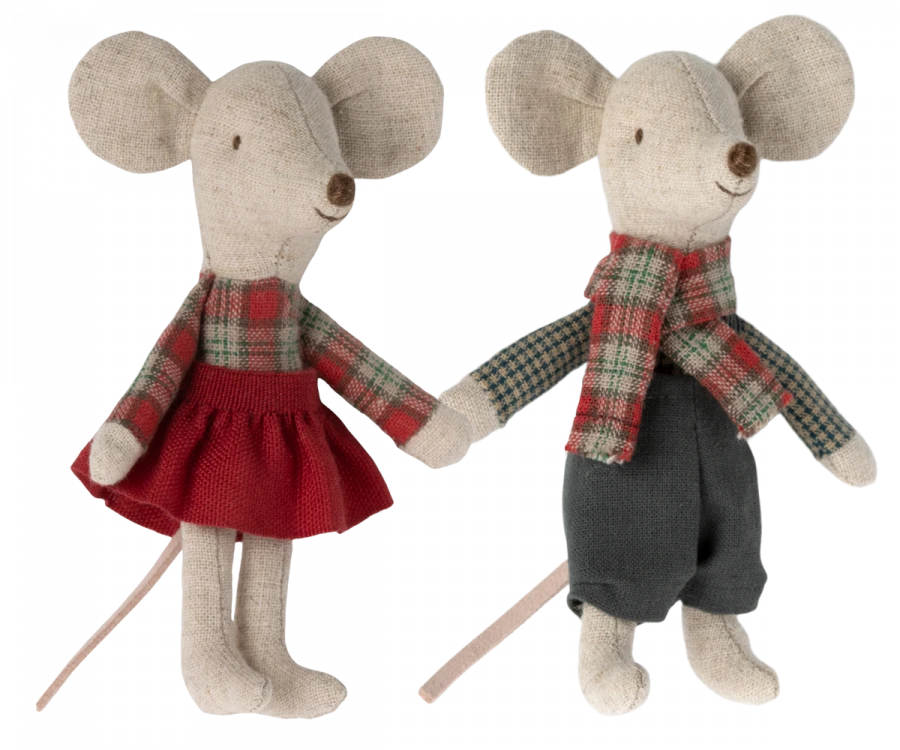 Winter Mice Twins | Little Brother + Little Sister - Image 2