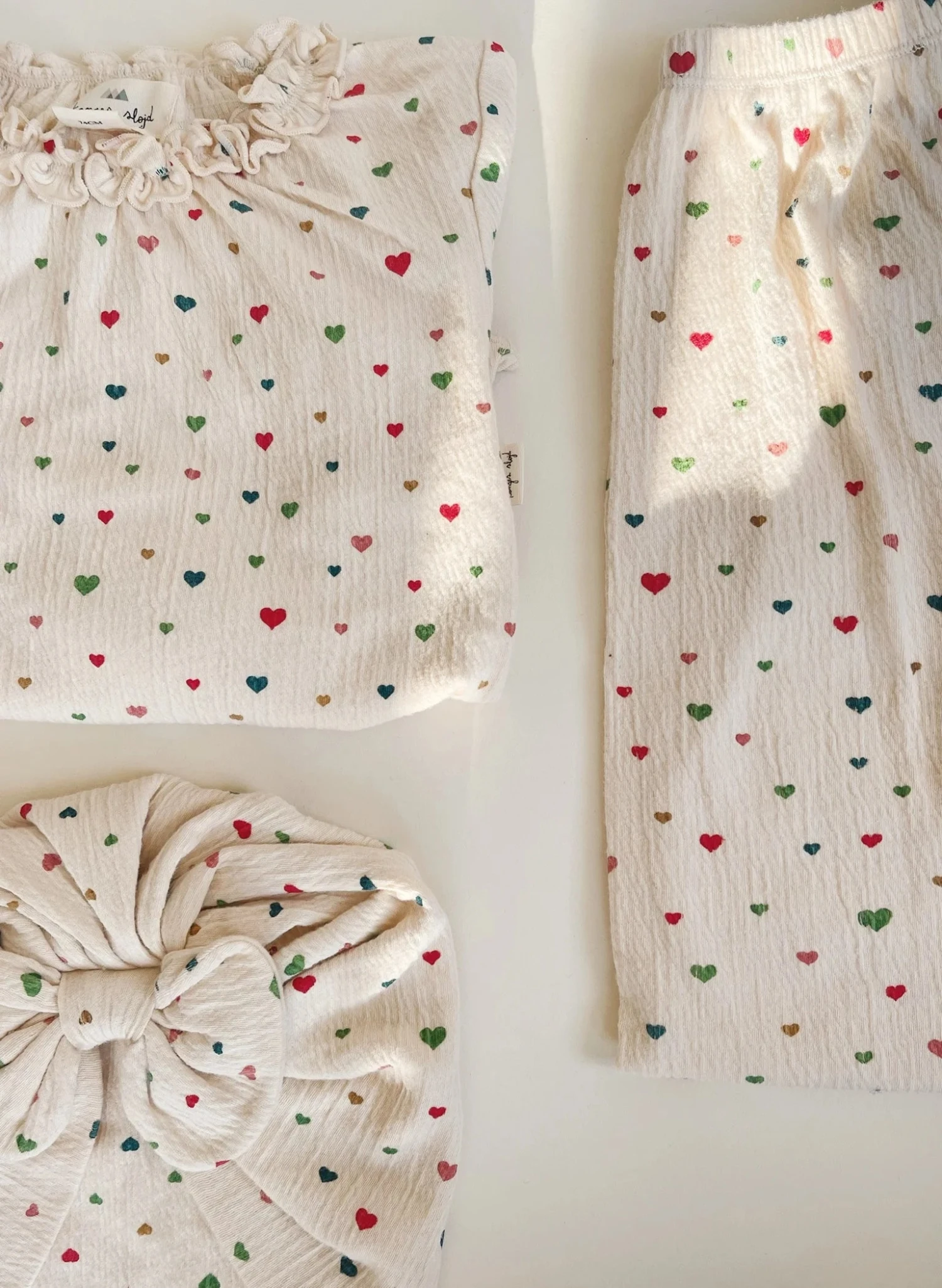 2 Pack Bambi Bonnet - Multi Hearts - Image 2