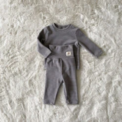 Baby Striped Pyjamas | Navy