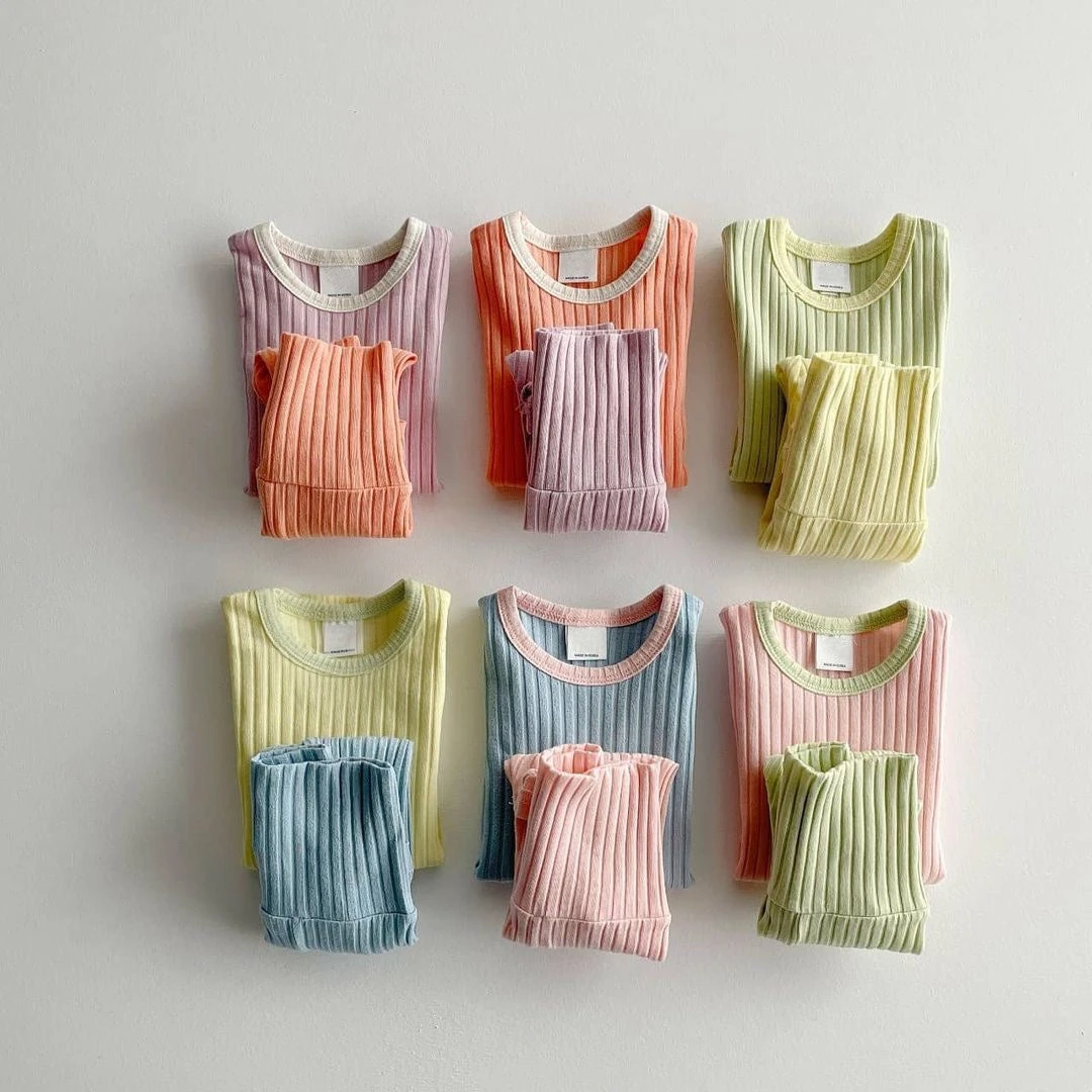 Spring Rib Pyjamas - Blue - Image 3