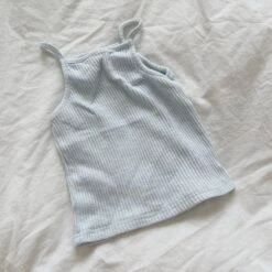 Ribbed Cami Top (Kid’s) - Blue