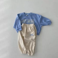 Love More Sweat Set | Blue