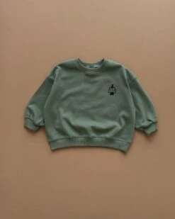 Alpine Vibe Crewneck | Forest Green