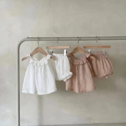 Julie Ruffle Set - Dusty Pink