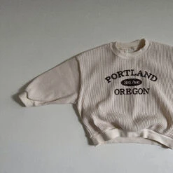 Portland Waffle Crewneck | Milk