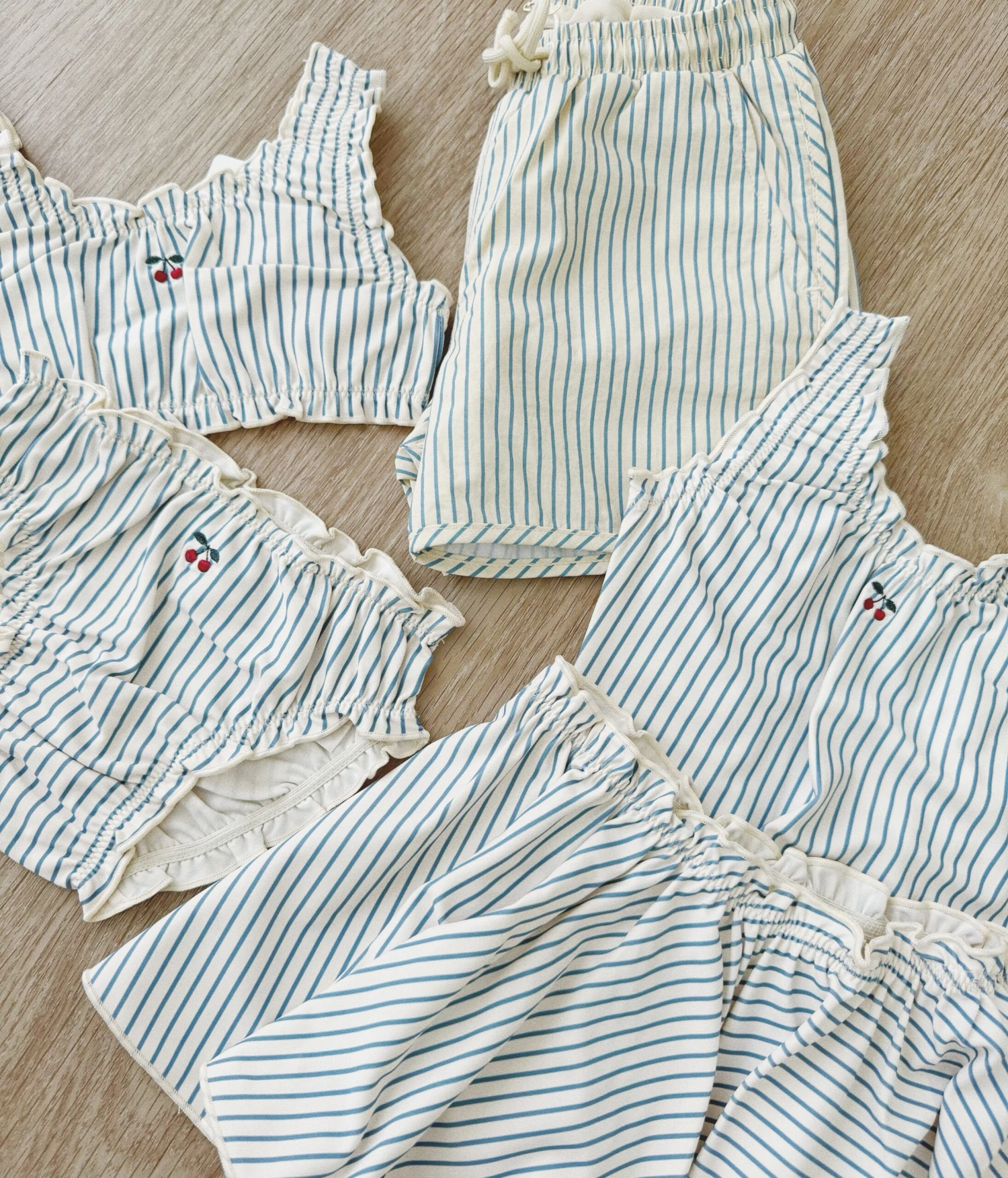 Asnou Swim Short | Blue Stripe - Image 7