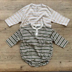 Henley Romper - Forest