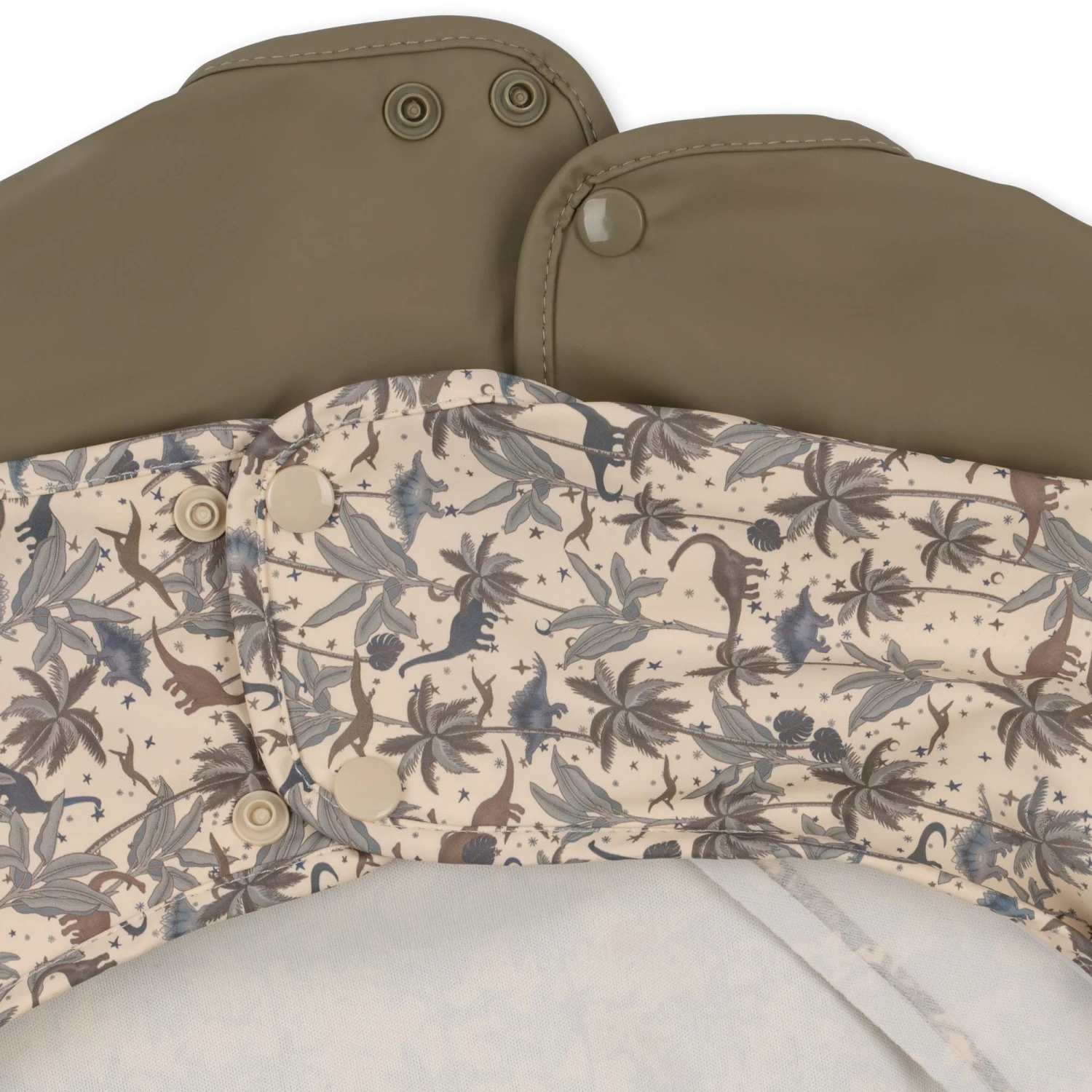 2 Pack Dinner Bib W/Sleeves - Dino/Overland Trek - Image 2