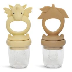2 Pack Unicorn Fruit Feeder - Limonade/Almond