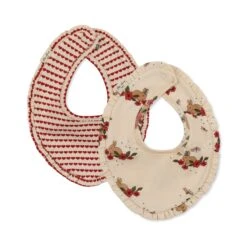 2 Pack Frill Bib | Tokki/Heart