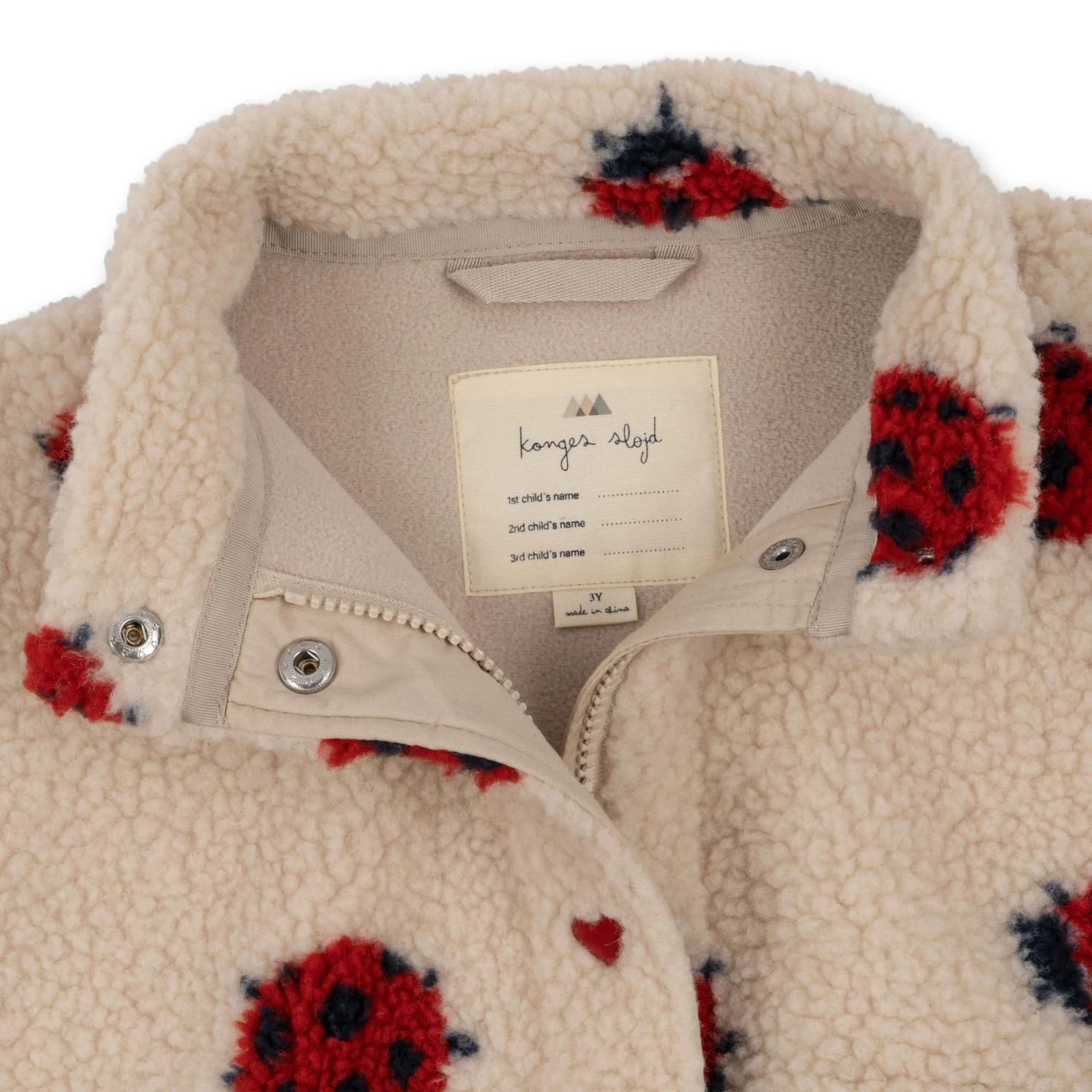 Jody Teddy Jacket | Ladybug Sand - Image 11