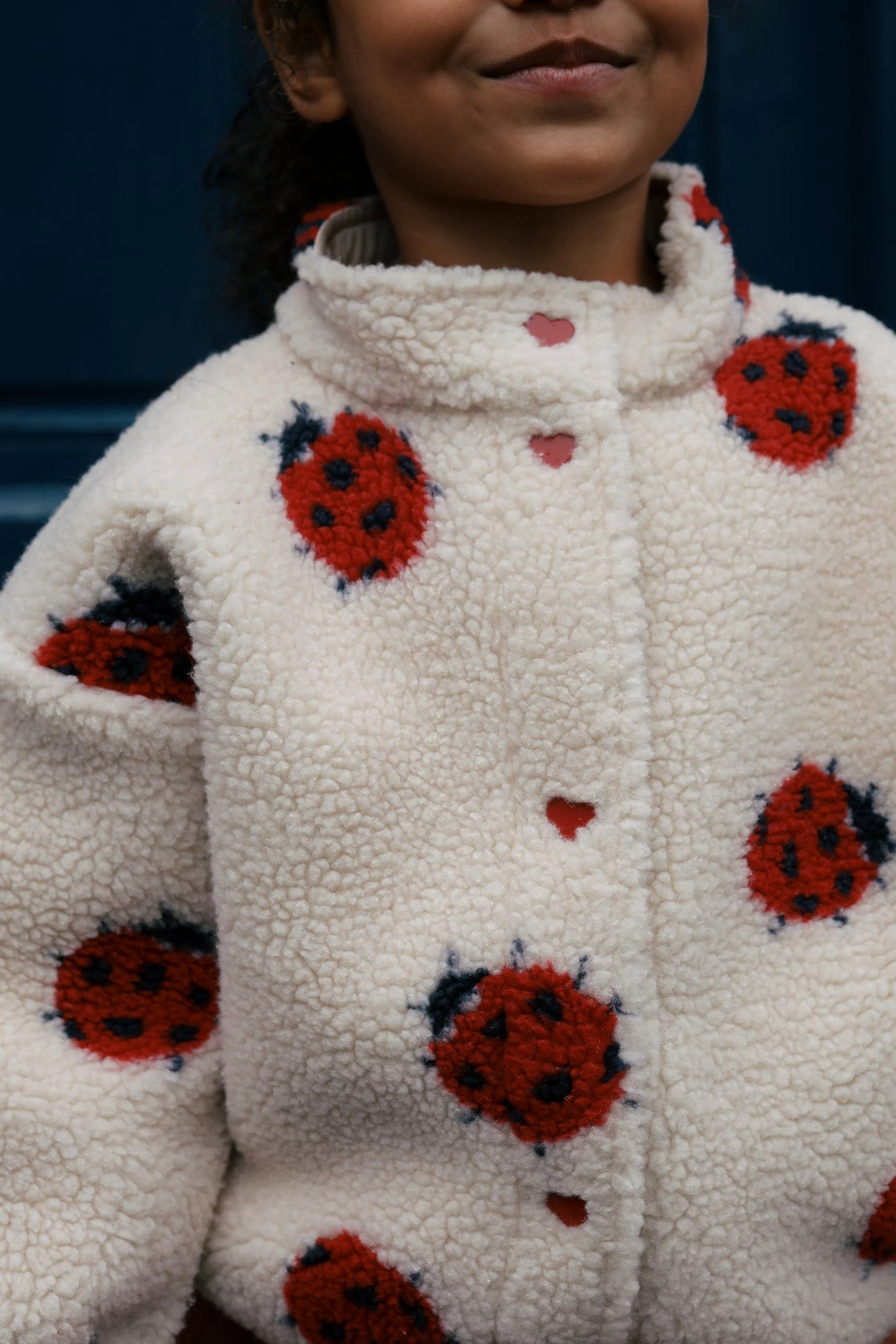 Jody Teddy Jacket | Ladybug Sand - Image 2