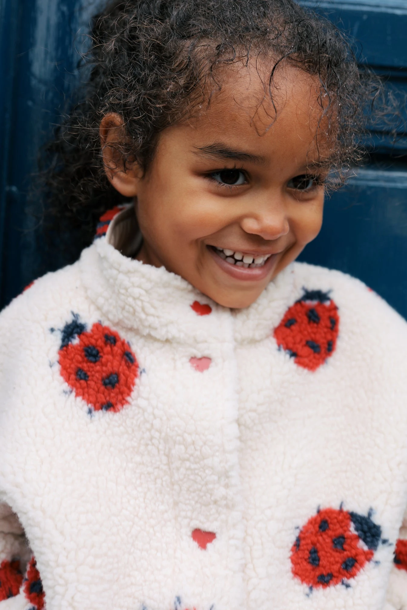 Jody Teddy Jacket | Ladybug Sand - Image 5