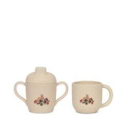 Silicone Sippy Cup + Cup Set | Bunny Tokki