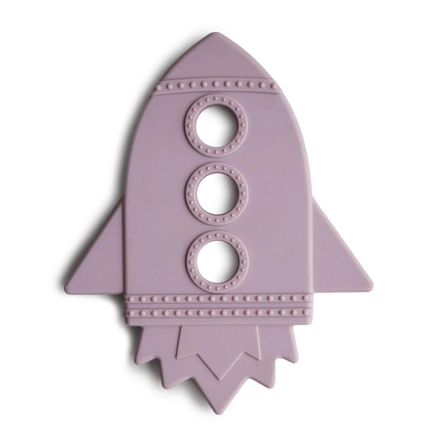 Mushie Rocket Teether | Lilac