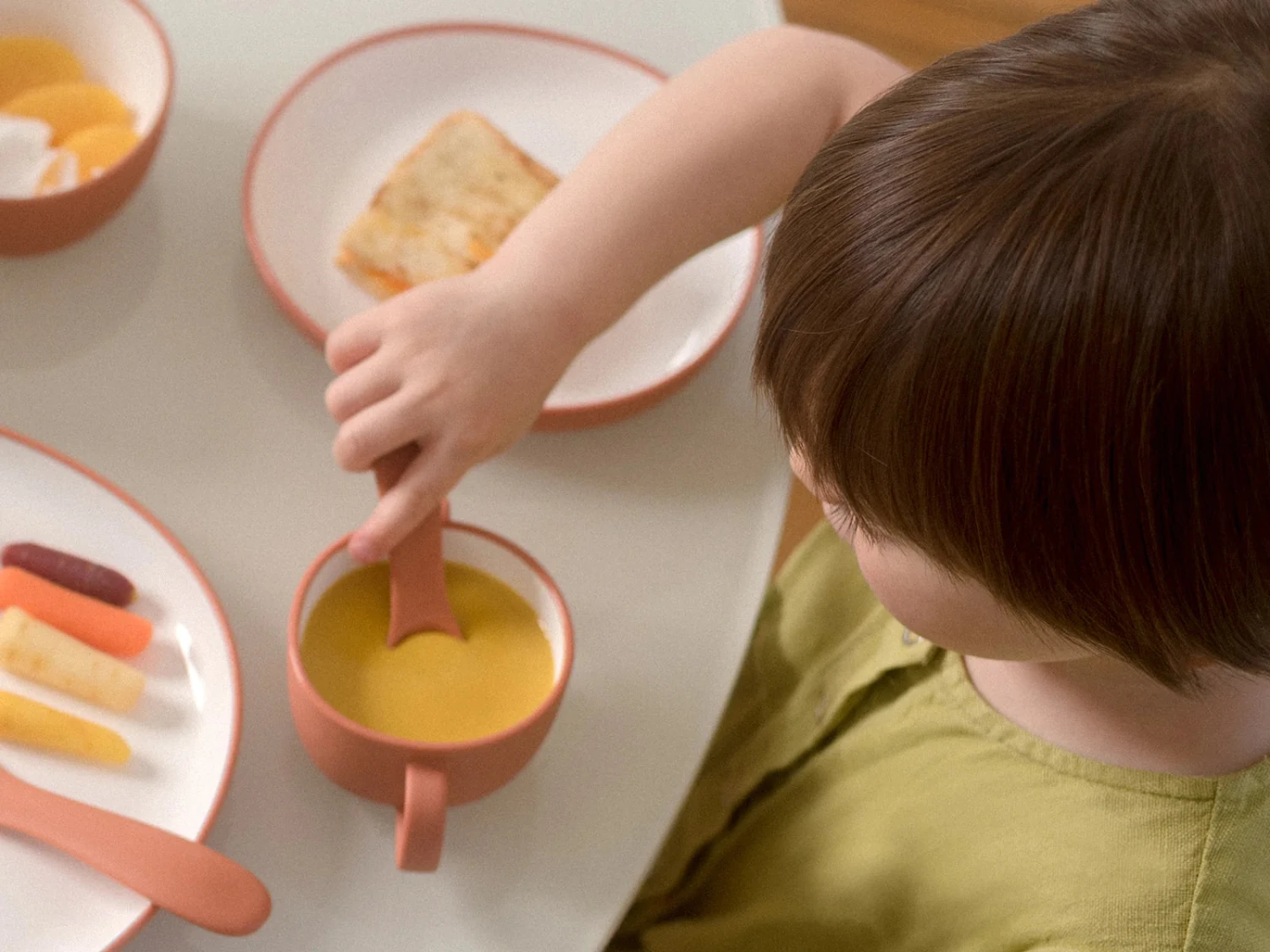 Kinto Bonbo Soup Mug | Orange - Image 2