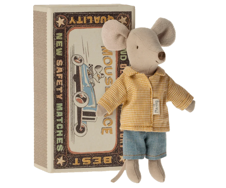 Maileg Big Brother Mouse In Matchbox - Image 3