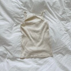 Ribbed Cami Top (Mama) - Cream