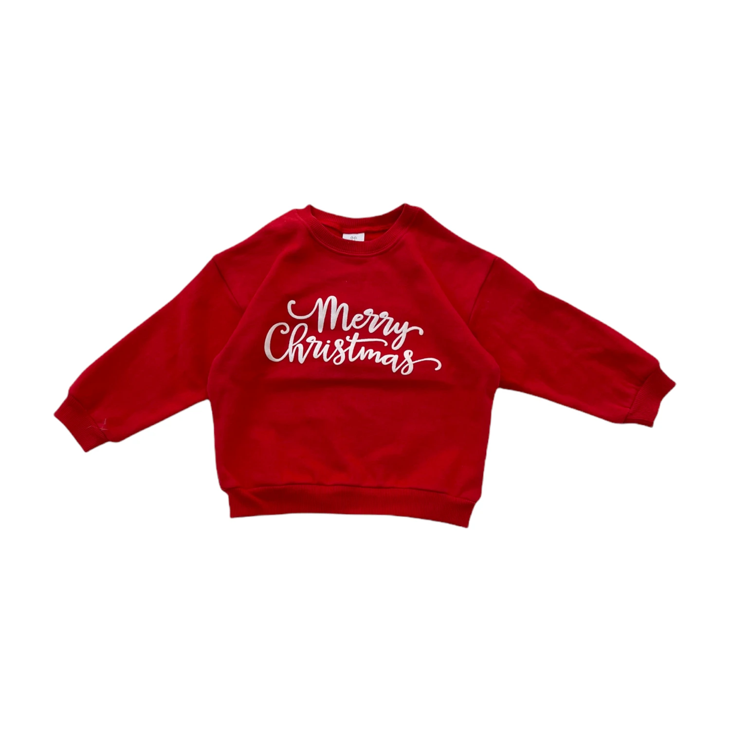Merry Christmas Sweatshirt - Red