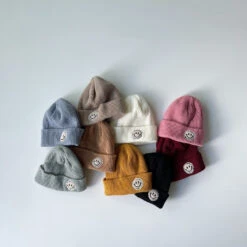 Smile Patch Beanie - 9 Colors