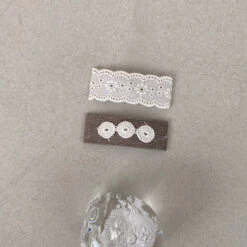 Hair Pins Set Of 2 - Khaki