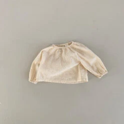 Baby Embroidery Blouse - Beige