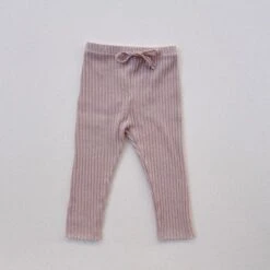 Madeleine Ribbed Leggings - Pink