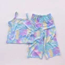 Tie Dye Cami Set - Yellow