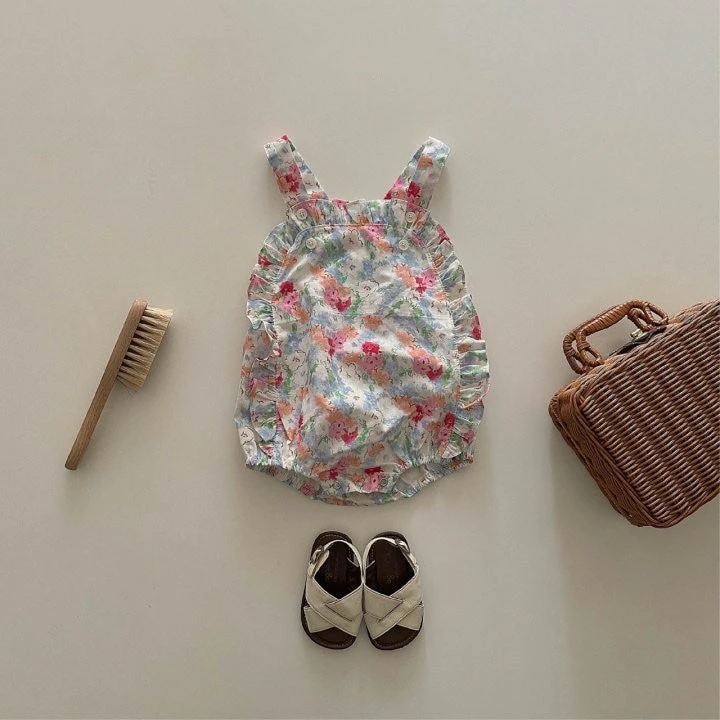Floral Ruffle Romper
