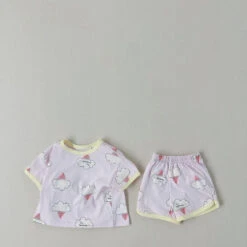 Ice Cream Shorties Set | Pink