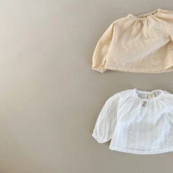 Baby Embroidery Blouse - Cream